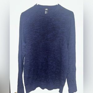 Blue mens sweater